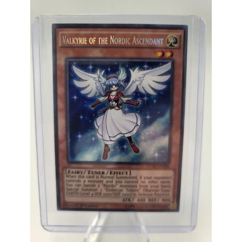 Yugioh! Valkyrie of the Nordic Ascendant - 1st ed Secret Rare - LC5D-EN184 - NM